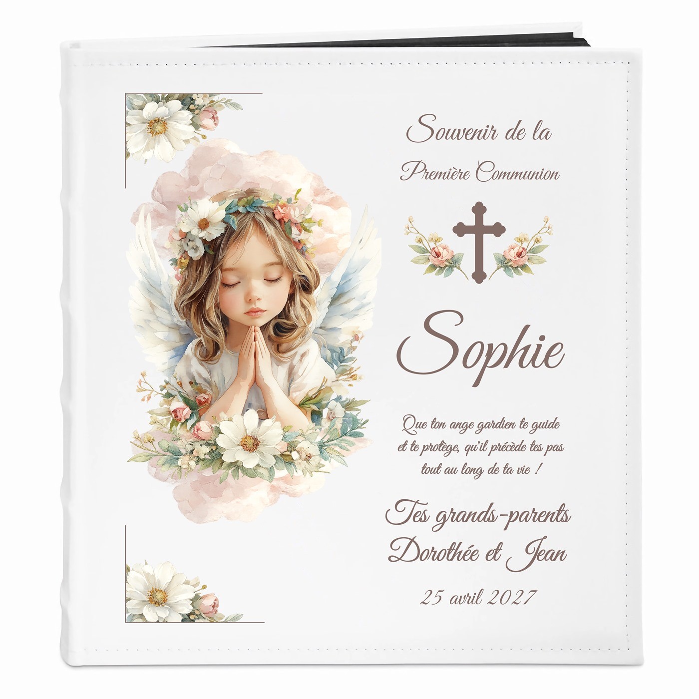 Murrano Personalized Photo Album for Granddaughter's Communion
