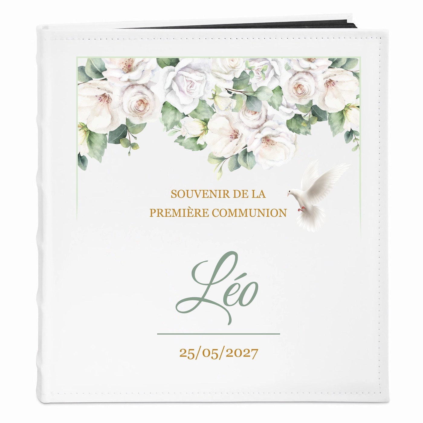Murrano Personalized Photo Album for Boy's Communion