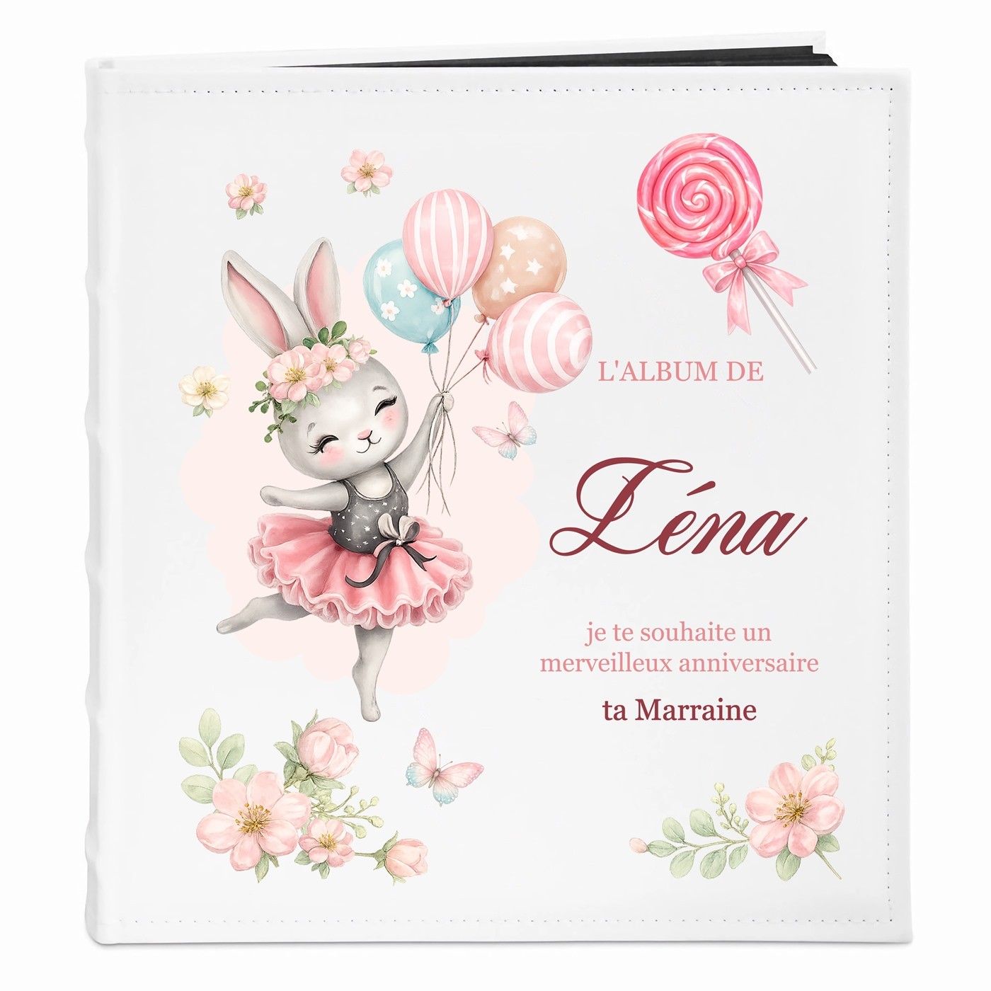 Murrano Personalized Photo Album for Goddaughter's Birthday
