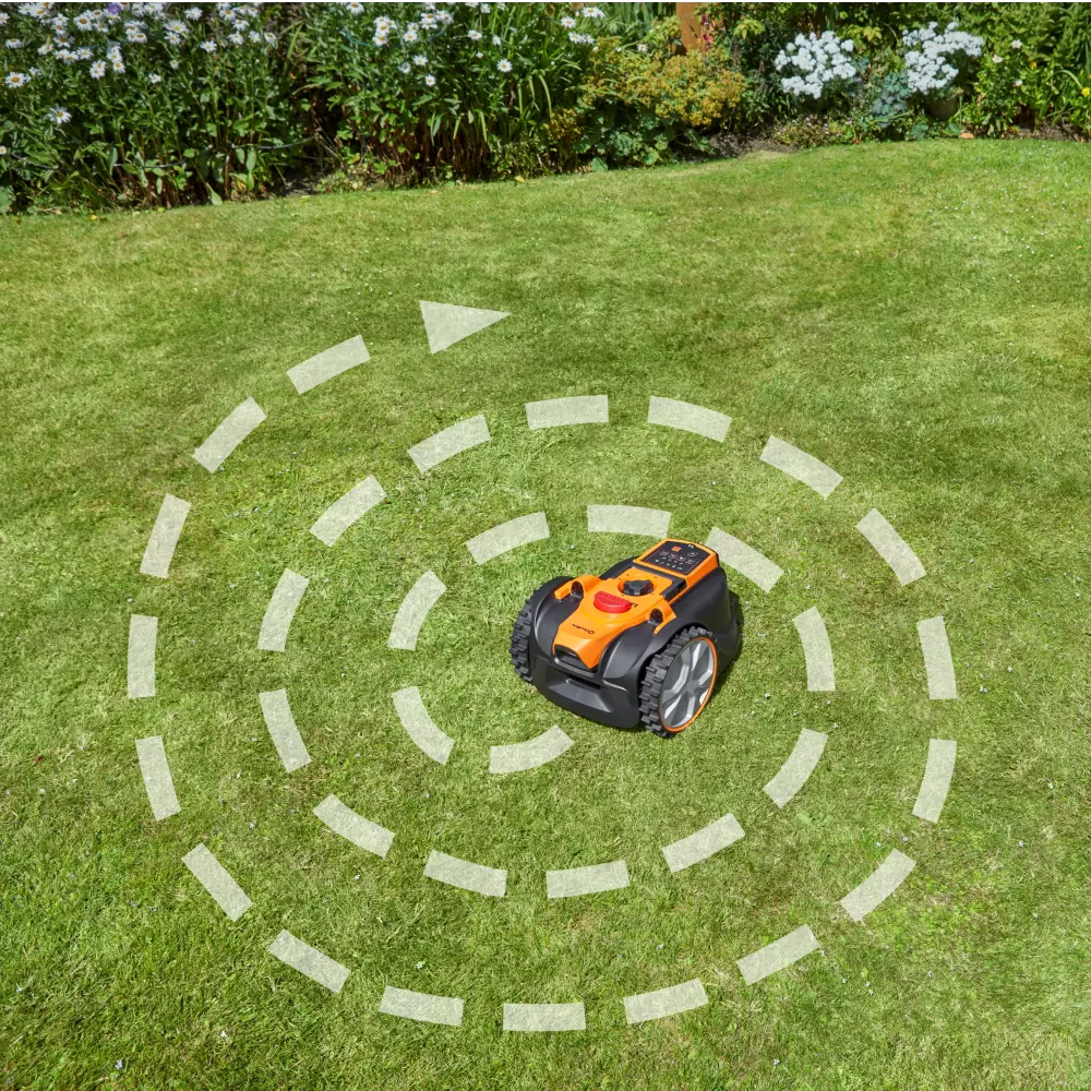 Robot cortacésped autónomo LawnMaster Visión AMB16-400 | Cortacésped robot de 400 metros cuadrados con recarga automática
