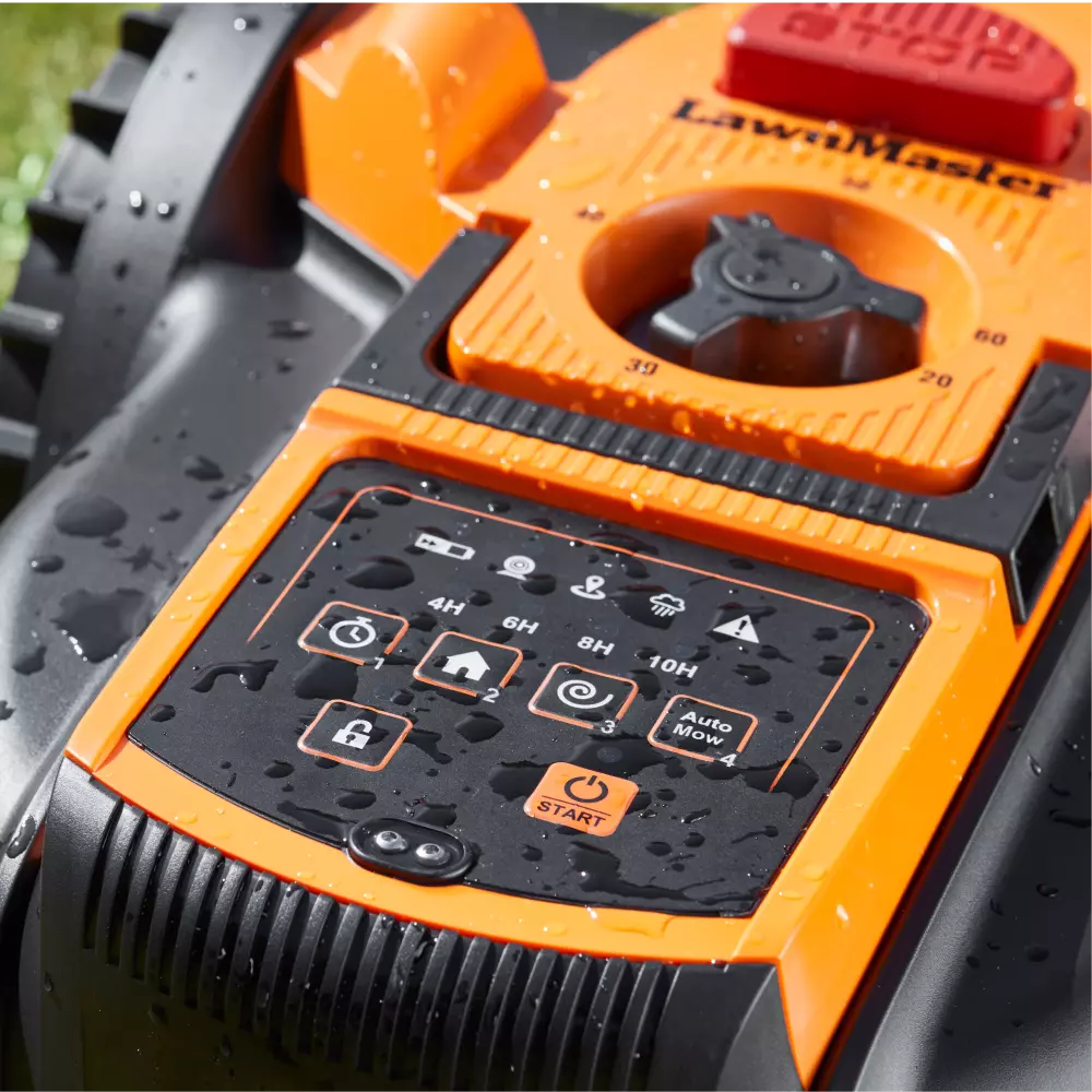 Robot cortacésped autónomo LawnMaster Visión AMB16-400 | Cortacésped robot de 400 metros cuadrados con recarga automática