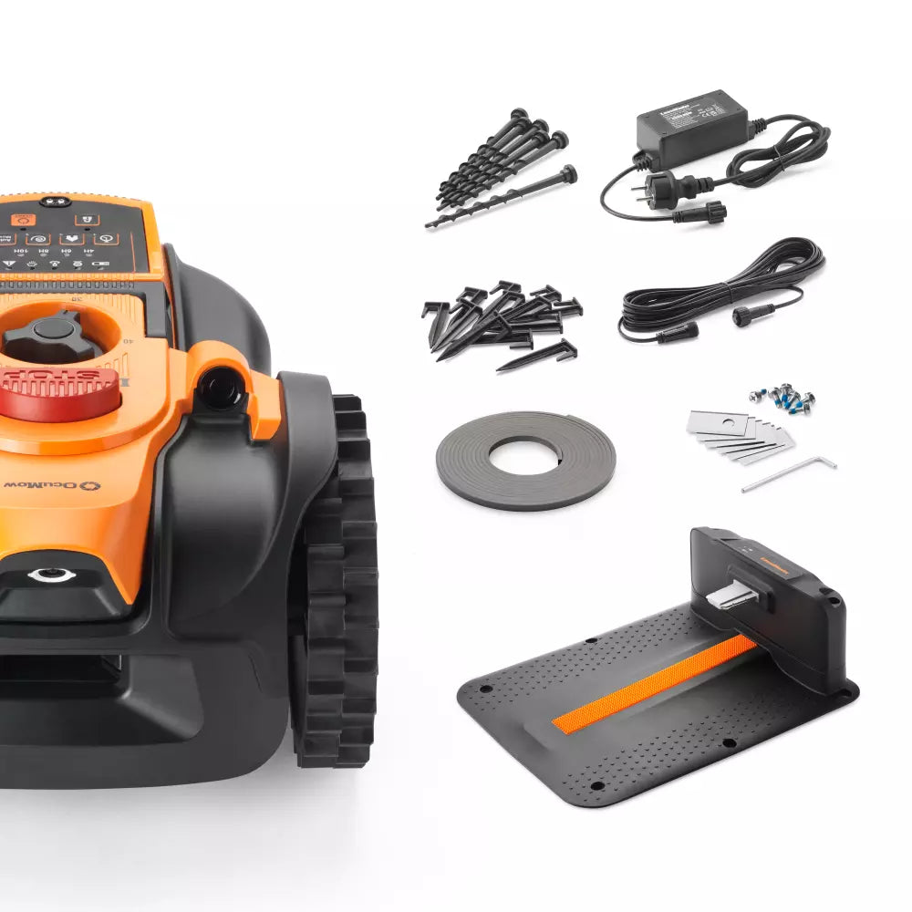 Robot cortacésped autónomo LawnMaster Visión AMB16-400 | Cortacésped robot de 400 metros cuadrados con recarga automática