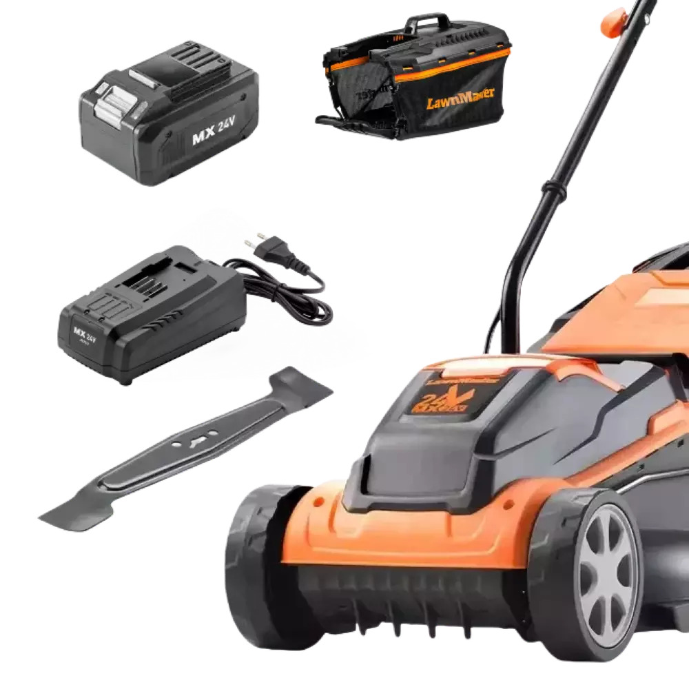 Tronzadora de césped inalámbrica LawnMaster 24V 32 cm