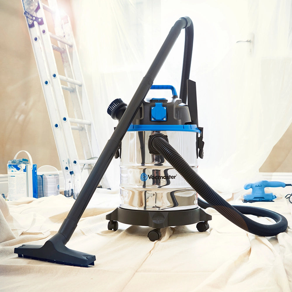 Aspiradora húmeda y seca Vacmaster 20 PTO de acero inoxidable