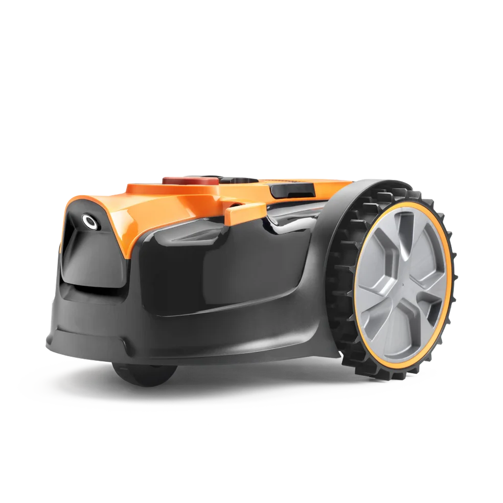 Robot de césped LawnMaster DM16-80 sin cable con periférico | Robot cortacésped MX 24V con batería