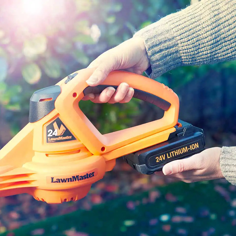 Soplador de hojas sin cable LawnMaster MX 24V | Con batería