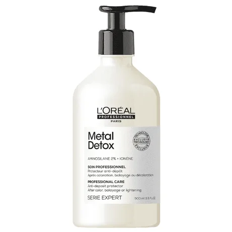 Champú L'Oréal Experto Metal Detox de 500 ml (Tamaño: 500 ml, Color: Indefinido, Capacidad: 500 ml)