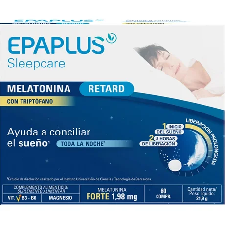 EPAPLUS Melatonin Forte+Retard Sleep Aid 60 ct