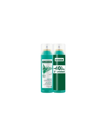 Champú seco Klorane con Ortiga 2x150 ml