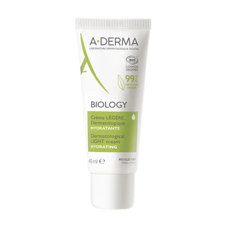 Crema hidratante ligera Biología A-DERMA de 40 ml