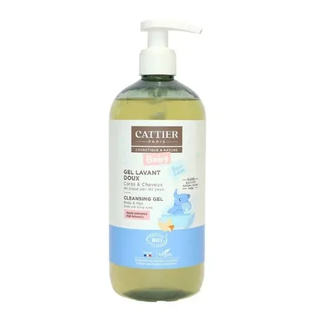 Geles de baño orgánico para bebés Cattier 500 ml