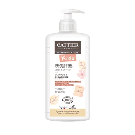 Gel douche et shampoing à la mousse de marshmallow CATTIER - 500 ml