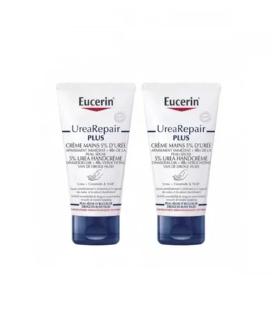 Crème mains réparatrice Eucerin UreaRepair Plus 2 x 75 ml