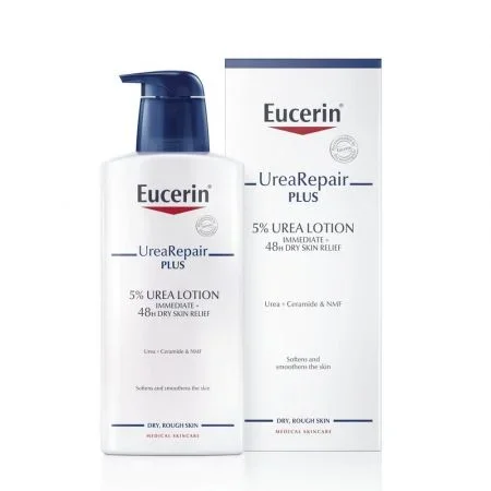 Lotión corporal Eucerin Reparación Urea + 5%, 400 ml