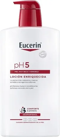 Loción corporal enriquecida Eucerin PH5, 1L