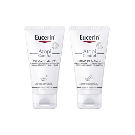 Crème mains Eucerin AtopiControl 2x75ml