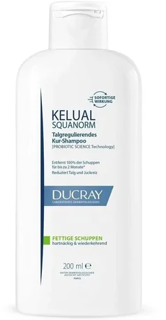 Champú DUCRAY Kelual Squanorm para cuero cabelludo graso 200 ml