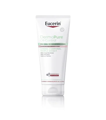 Crema corporal Eucerin DermoPure Efecto Triplo 200 ml