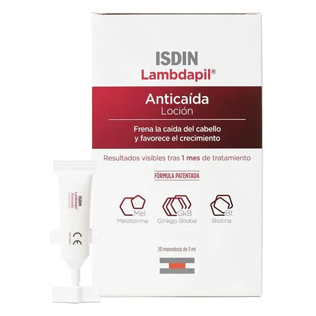Loción anticaída ISDIN, 20 ud x 3 ml