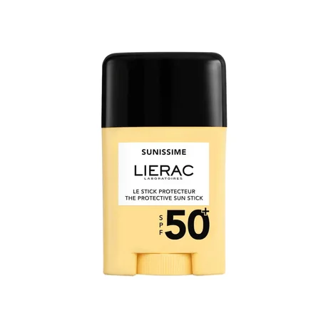 Protection solaire LIERAC Sunissime SPF 50+ en bâtonnet pour le visage et les zones délicates, 10g