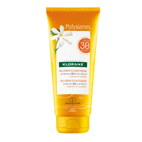 Crème-gel solaire sublime organique Klorane SPF30 200ml