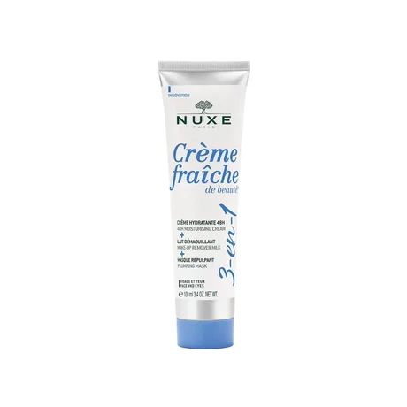 Crème fraîche de beauté NUXE, nettoyant et hydratant 3-en-1, 100 ml