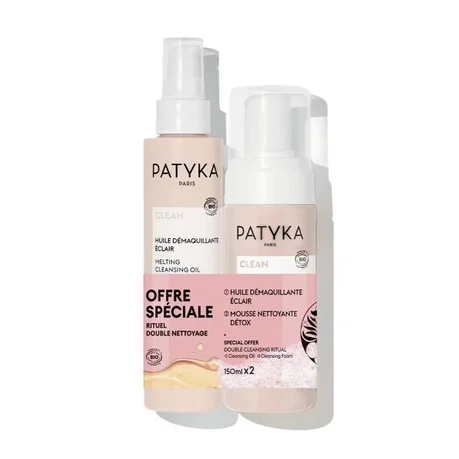Set del ritual de doble limpieza PATYKA (2 x 150 ml)