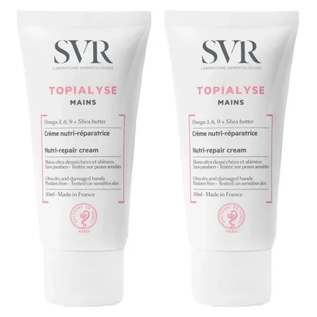 Crème mains SVR Topialyse Duo 2x50 ml