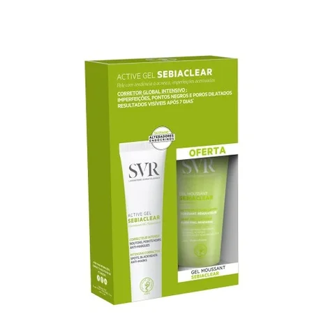 SVR Active Gel Pack + 40ml Cleanser + 55ml Gel