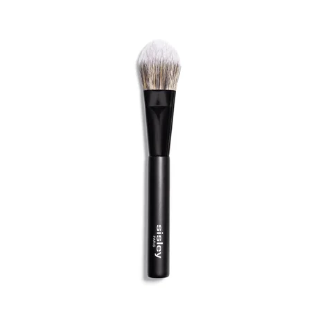 Brocha de maquillaje Sisley de forma plana y cónica
