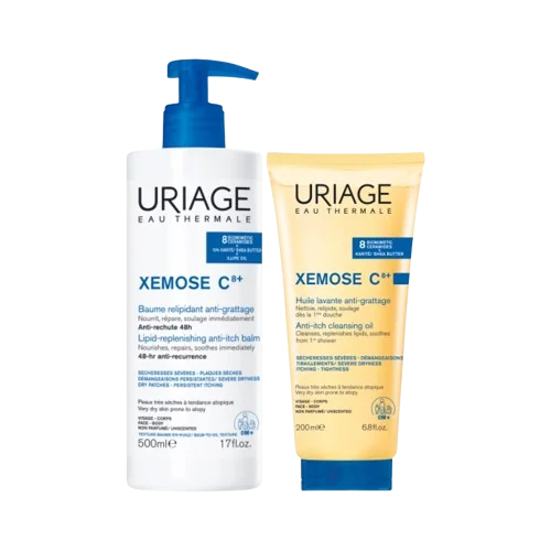 Uriage Xémose Calming Oil & Balm Pack (500ml + 200ml)