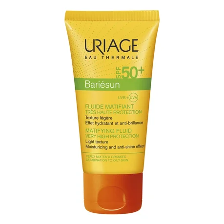 Fluide matifiant Uriage Bariésun SPF 50+ 15 ml