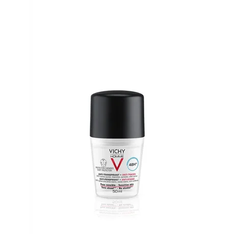 Desodorante Vichy Hombre Antirresbalón 48h en Roll-On, 50 ml