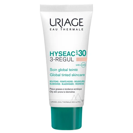 Soin du visage Uriage Hyséac 3-Régul Global Teinté SPF 30