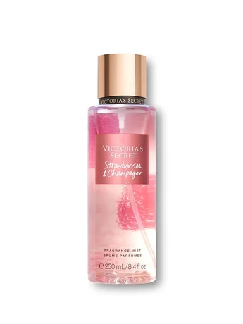 Lote de Bruma Corporal Victoria Secrets Fresas y Champán, 250 ml