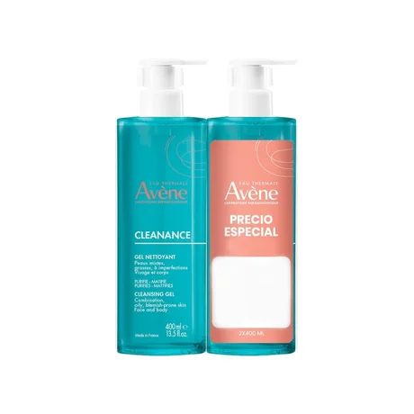 Gel limpiador Avène Cleanance 2 x 400 ml