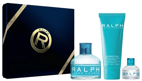Set Navideño Ralph Lauren - Agua de Perfume 100ml + 100ml + 7ml
