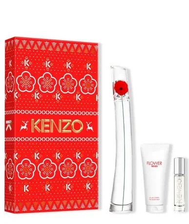 Kenzo Flower Christmas Set: Eau de Parfum 100ml + 75ml + 10ml