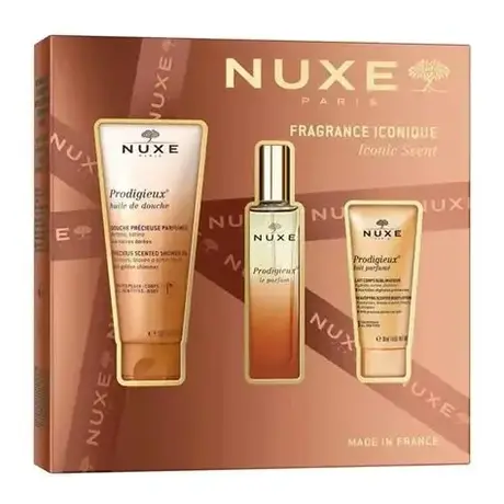 Set NUXE Prodigioso: Agua de Perfume + Loción + Aceite de Ducha