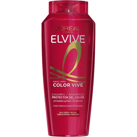 Champú Protector Color Vive L'Oréal (Filtro UV y Color)