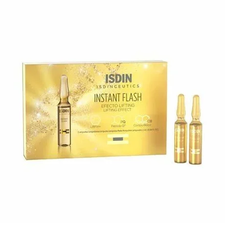 ISDIN Instant Flash 5 Ampollas, 10 ml x 5
