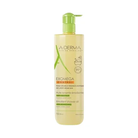 Aceite de lavado A-DERMA Exomega Control, 750 ml