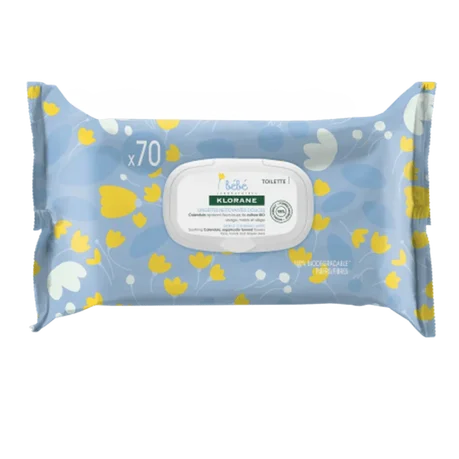 Klorane Baby Cleaning Cloths Trio - 210 Pieces