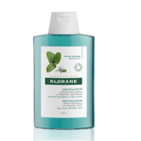 Champú Desintoxicante Anti-Contaminación con Menta Acuática Klorane 200 ml