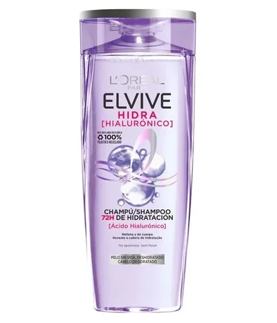 Champú Hidratante L'Oréal Hydra Hialurónico (Tamaño, Color, Capacidad)