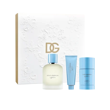 DOLCE & GABANNA LIGHT BLUE HOMME EAU DE TOILETTE 100ML SET