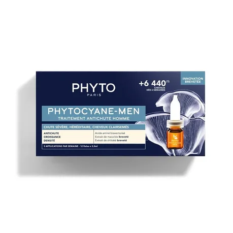 Ampollas Phyto Cyane Anticaduta - 12 x 3 ml