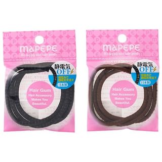 Chantilly Static Hair Tie - Brown, 3 pcs