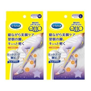 Calcetines de compresión para adelgazar Dr. Scholl Japan Medi Qtto, sin punteros, lila, M