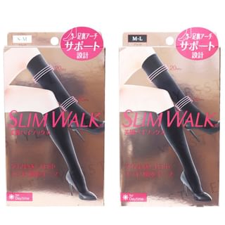Calcetines de compresión Slim Walk, Negro, S-M
